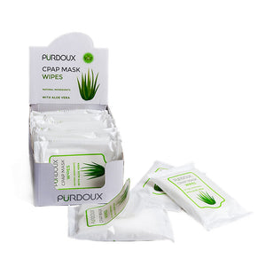 PÜRDOUX™ CPAP Mask Wipes Travel Pack With Aloe Vera-CPAP Parts & Accessories-RestoreSleep.net